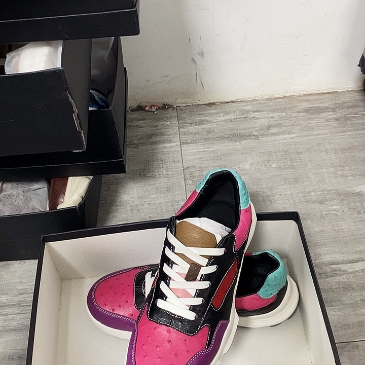 一***涂真皮40码男士休闲鞋