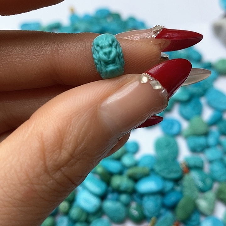 绿松石珠宝奇石未镶嵌