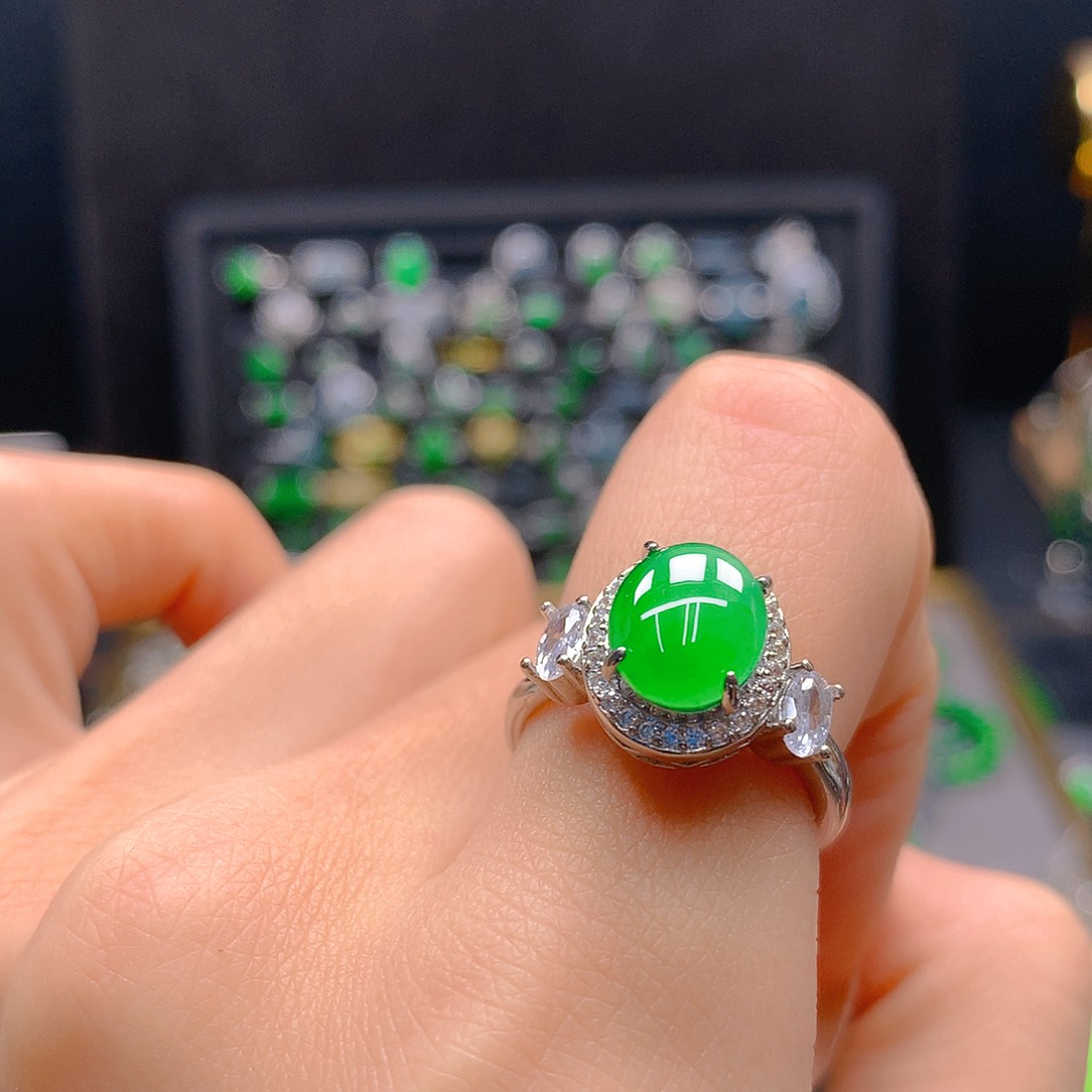 未镶嵌戒指翡翠天然翡翠