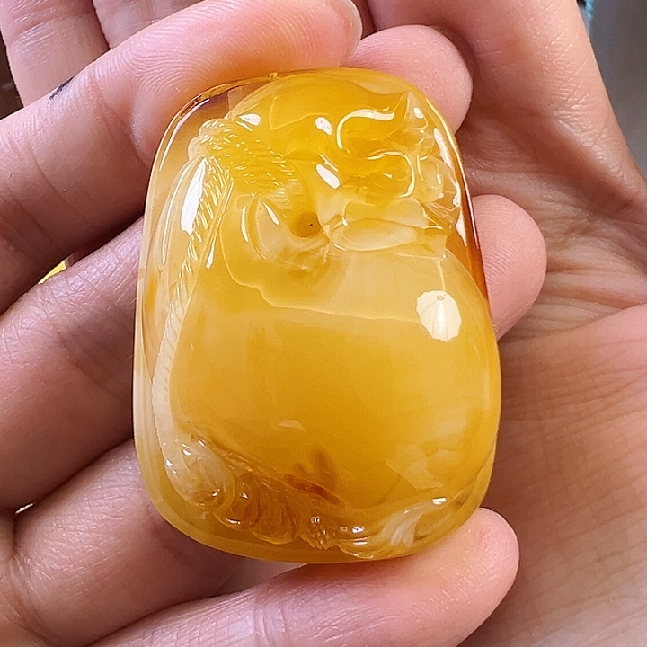 蜜蜡颈饰未镶嵌蜜蜡