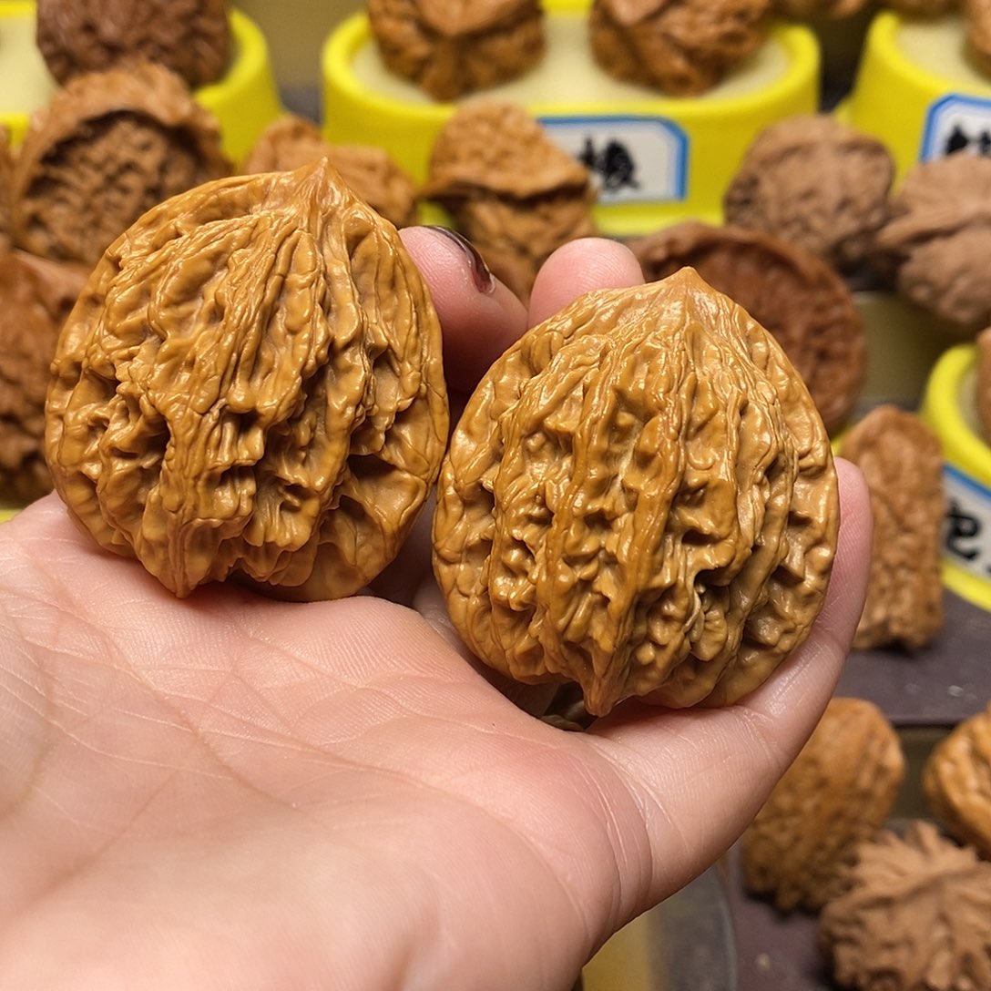 吊坠文玩核桃虎头40