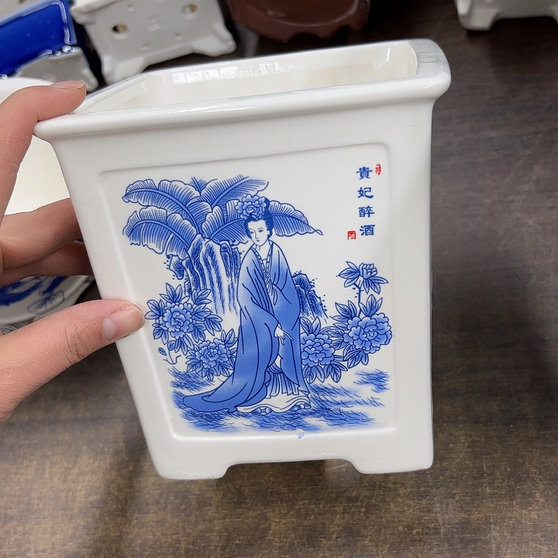 紫砂花盆846号瑕疵15/15cm