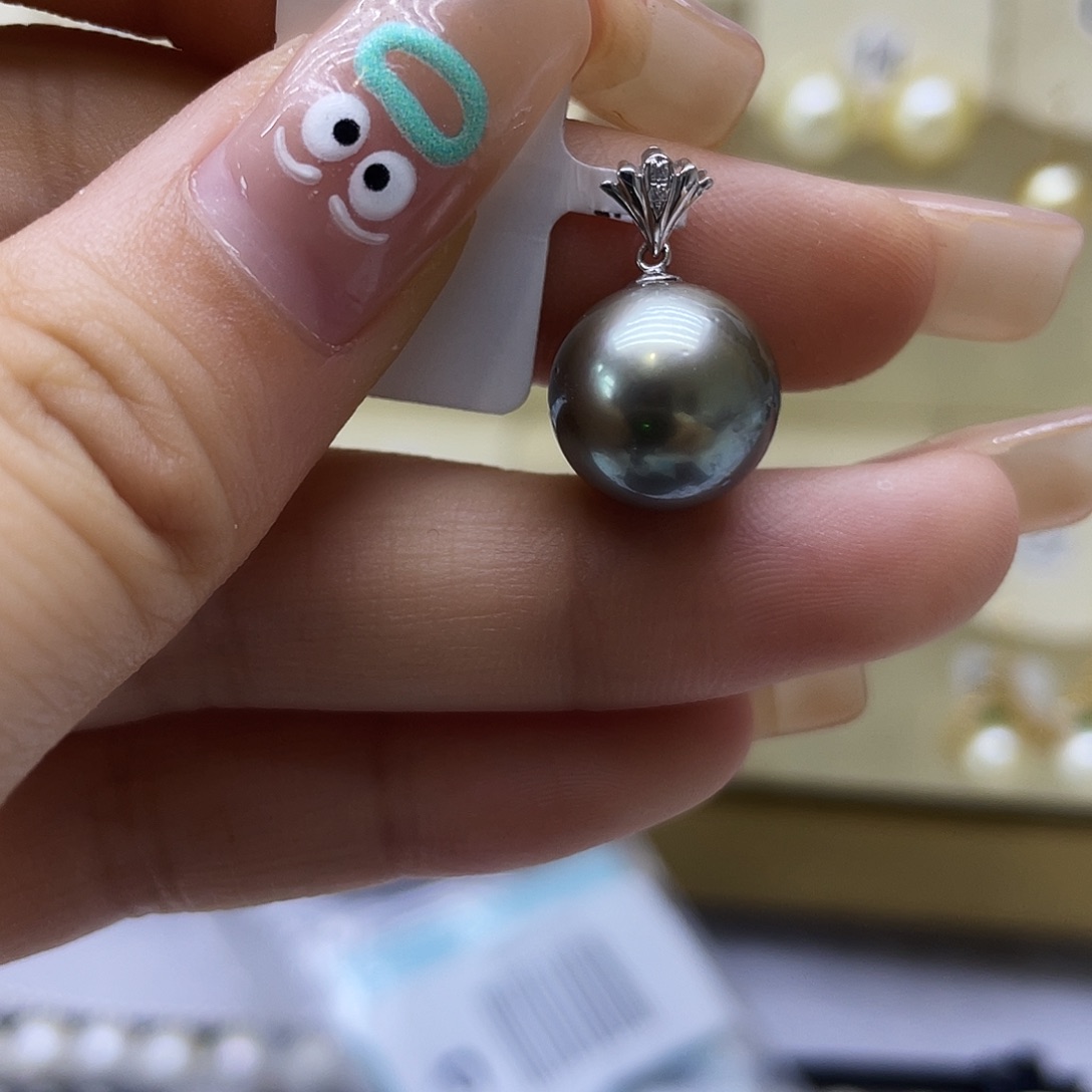 海水珍珠18K金镶嵌颈饰