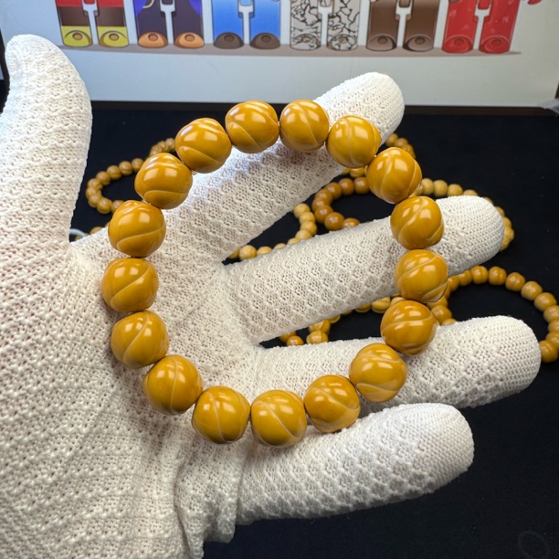 猴头花卷13mm左右亮面猴头核桃手串