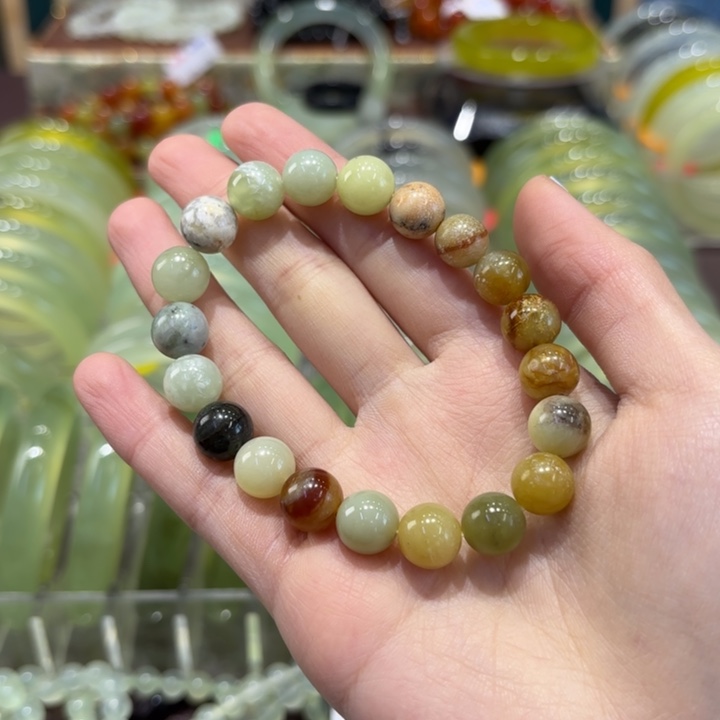 W****岫玉未镶嵌手镯天然