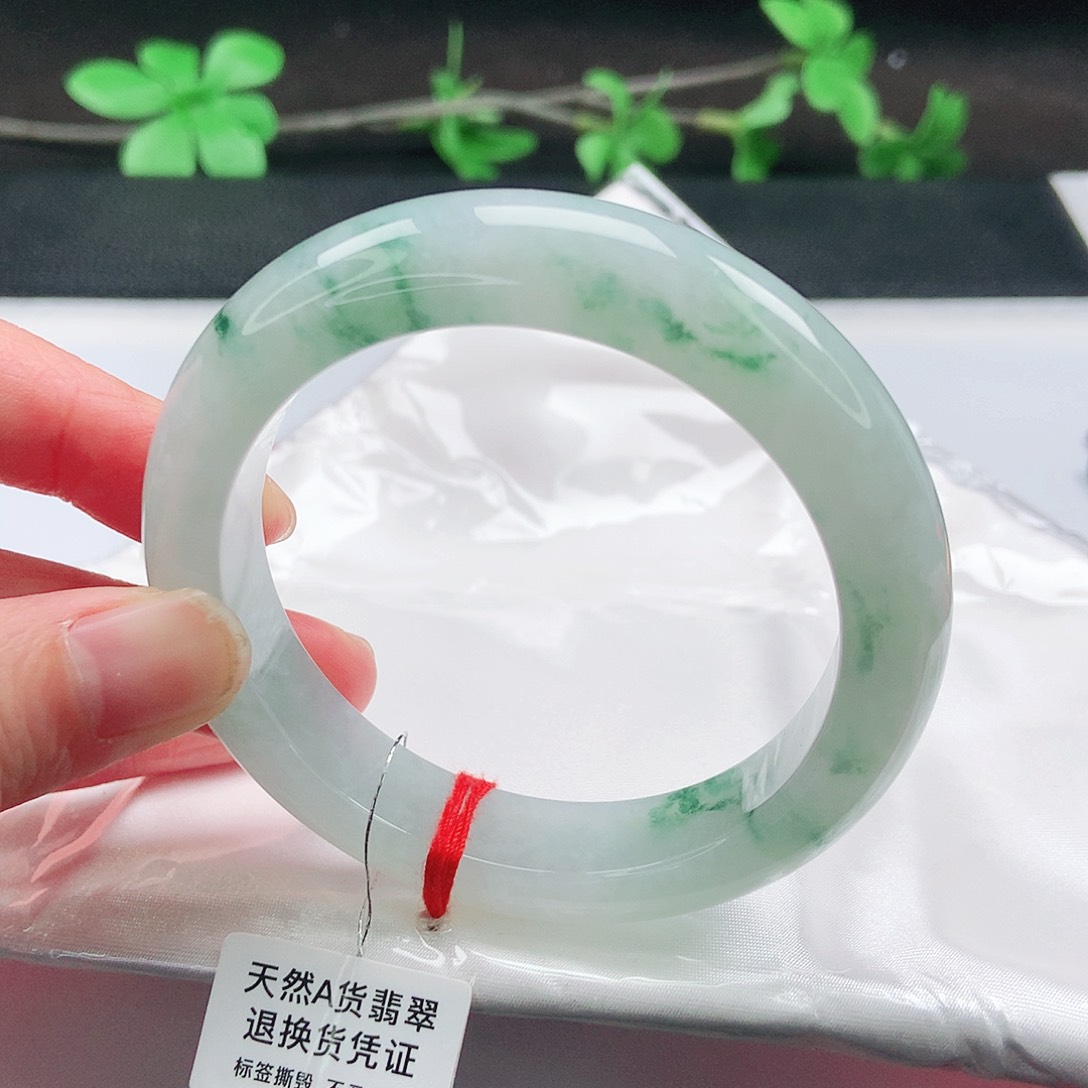 未镶嵌手镯翡翠55.5圈