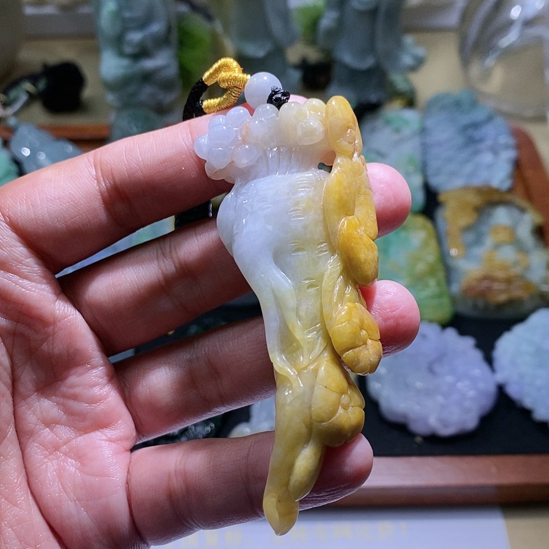 【闪购商品】翡翠颈饰未镶嵌人参