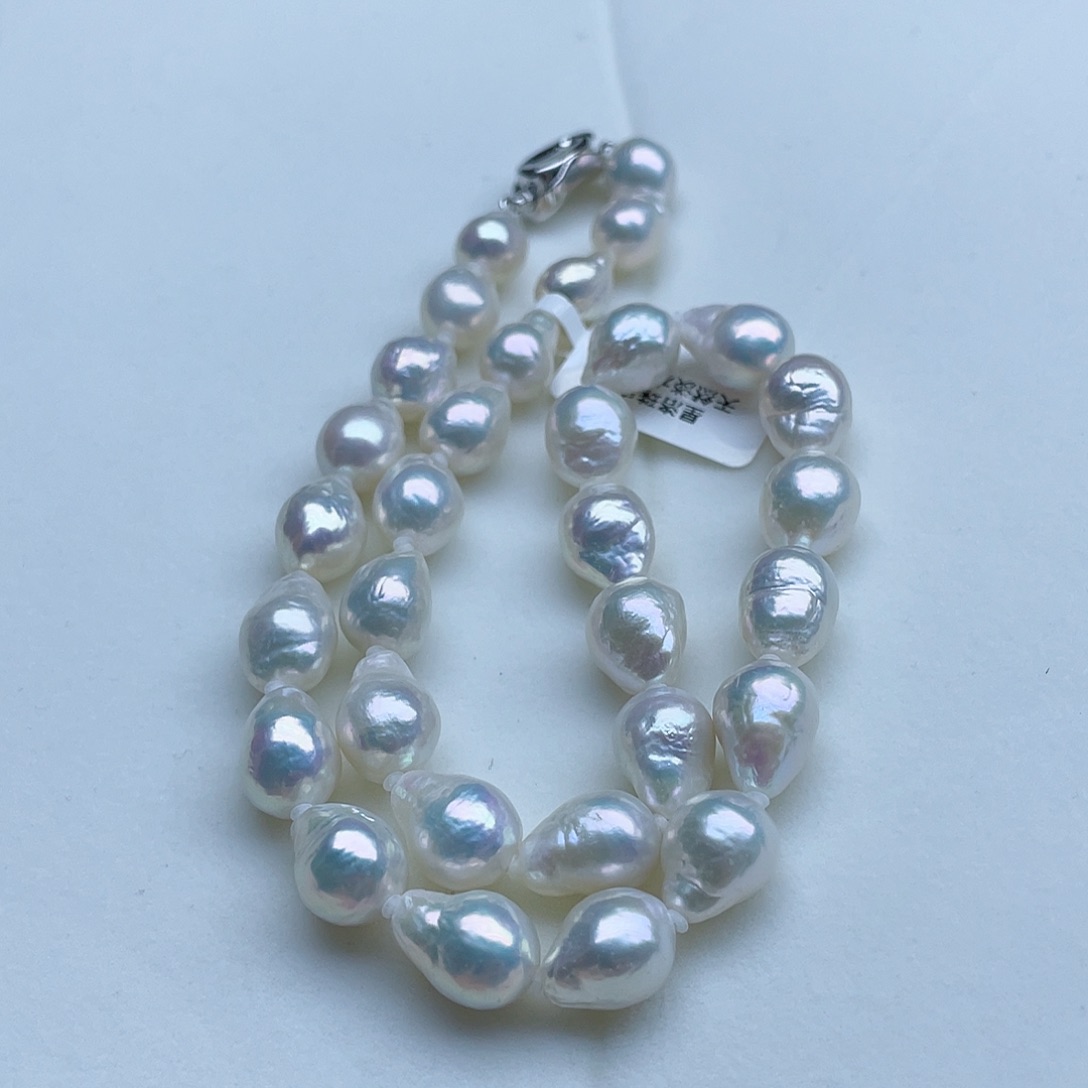 淡水珍珠颈饰银S925镶嵌