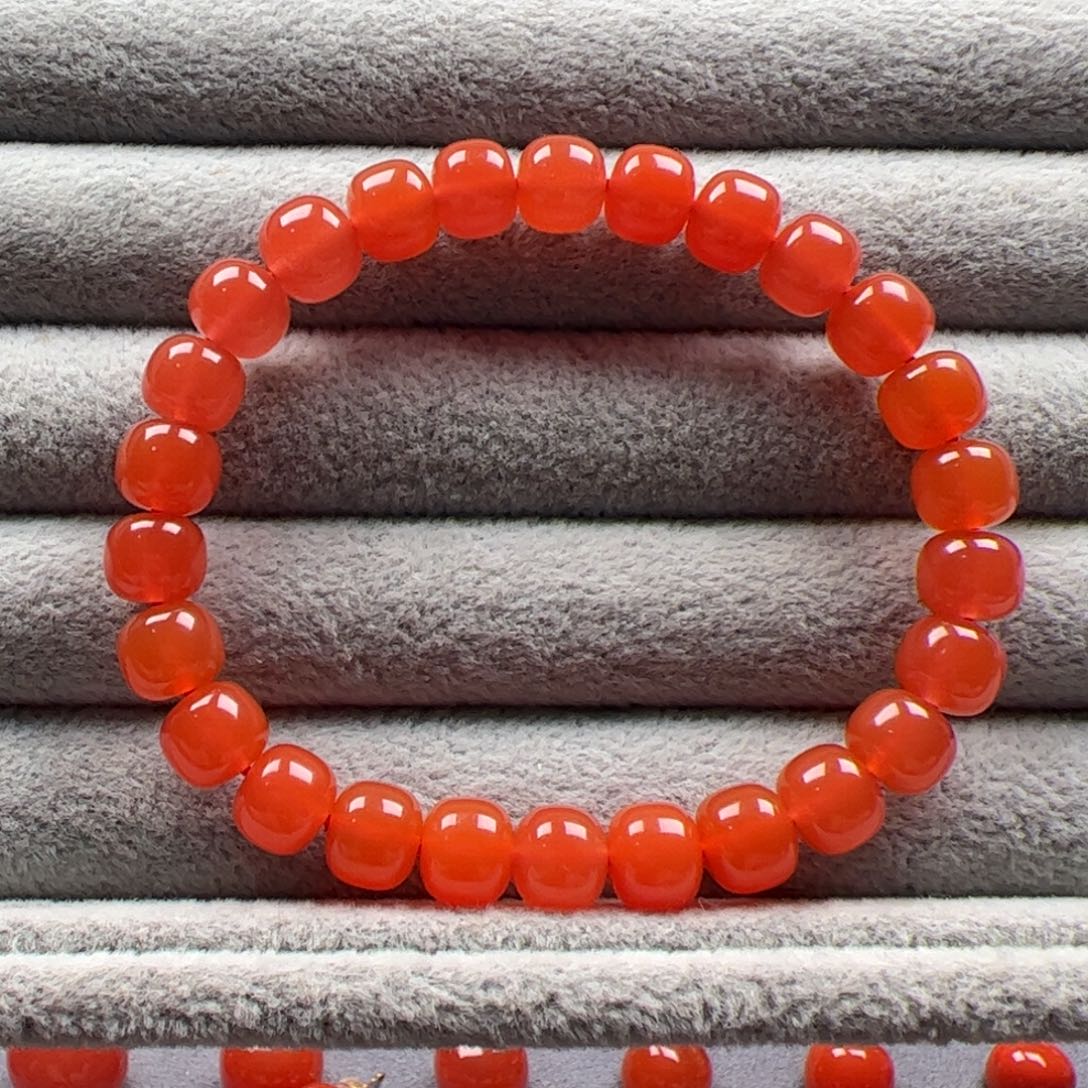 南红玛瑙未镶嵌老型8mm