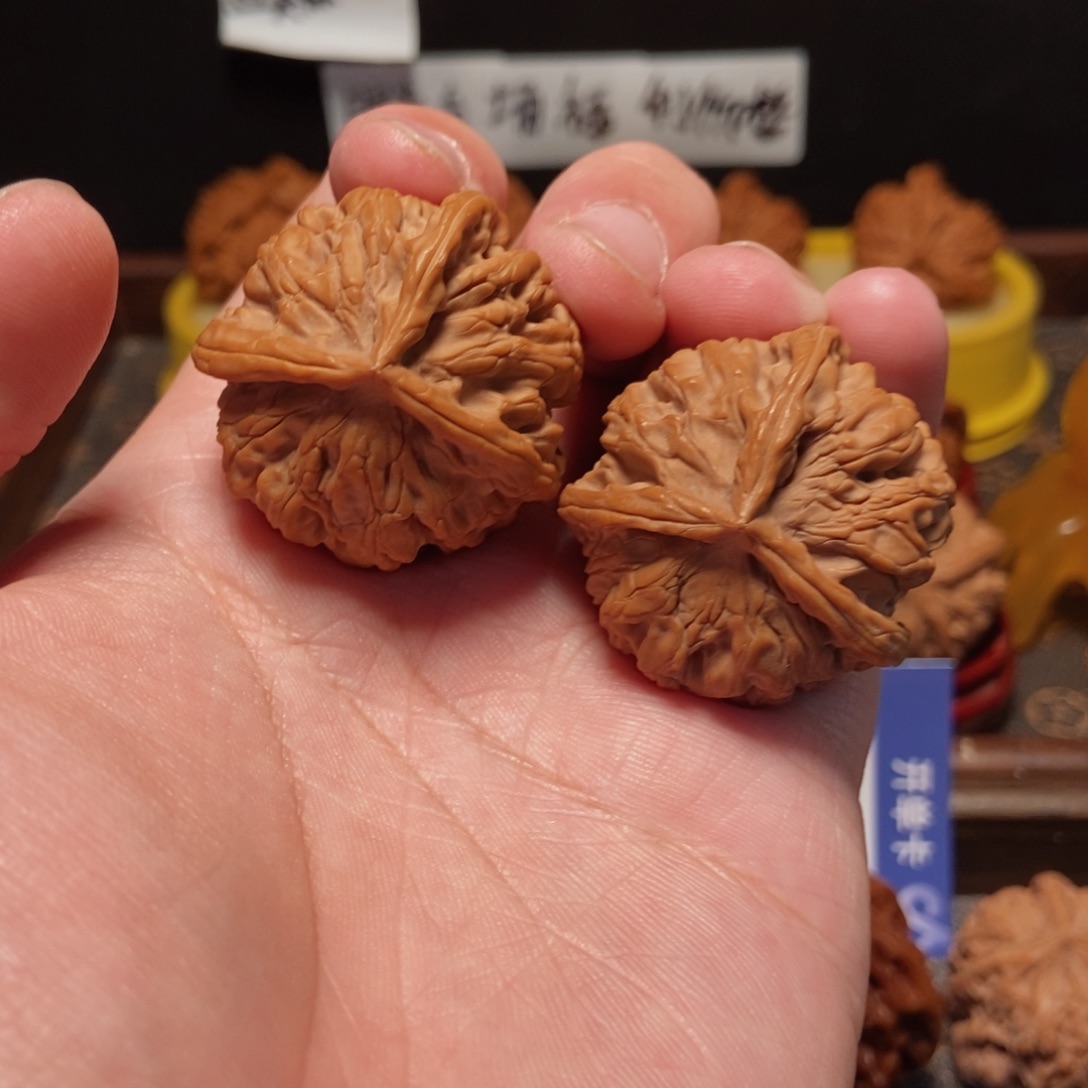 吊坠文玩核桃花王3麟37尺46