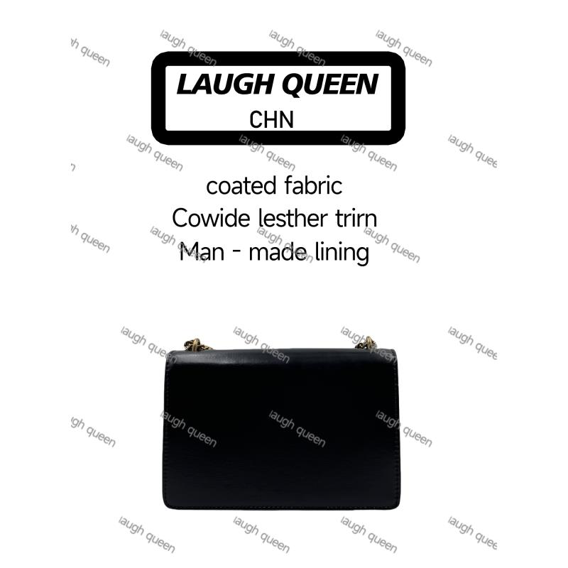 Laugh Queen无手工打造真皮女士新款包10845黑色21cm日