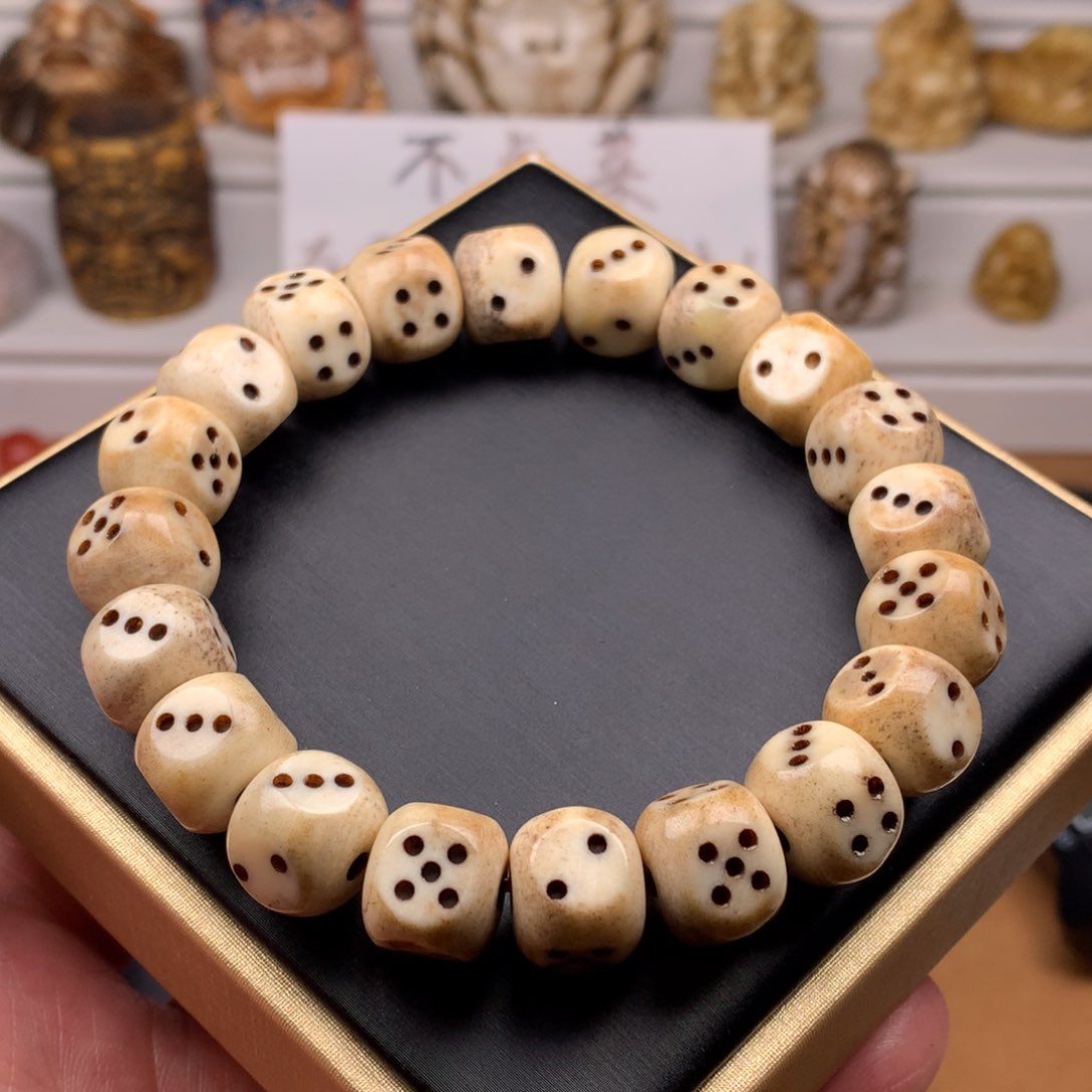 鹿骨手串/手链天天都在盘  12