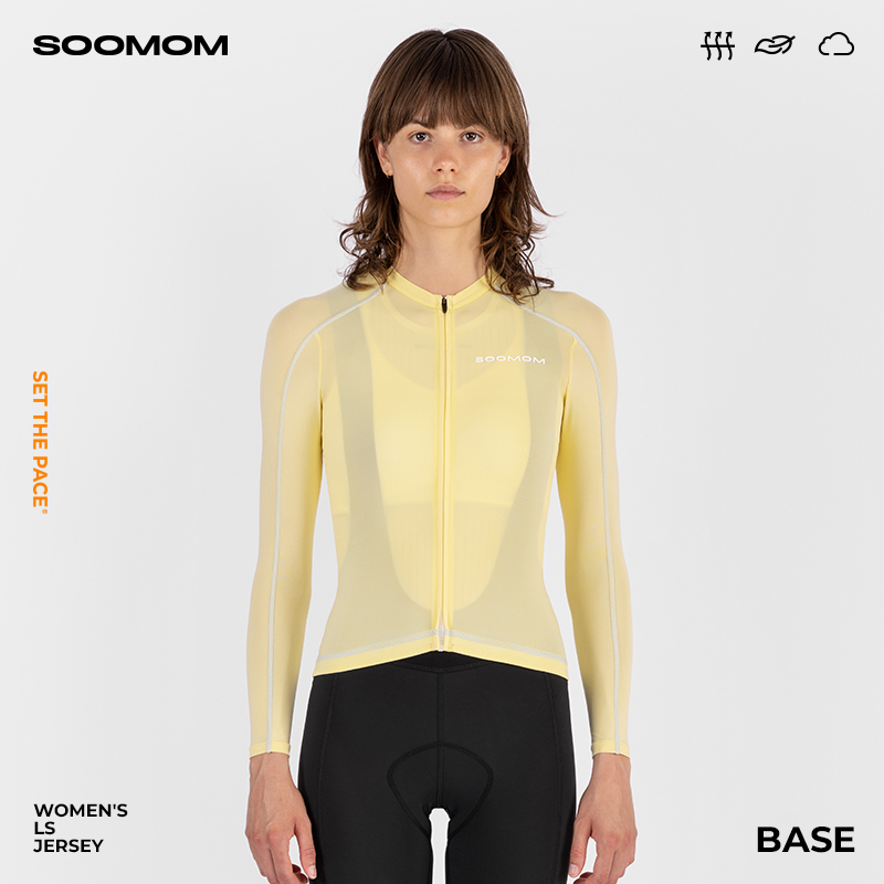SOOMOM|BASE女款秋冬公路车骑行服长袖上衣速盟骑行服B15