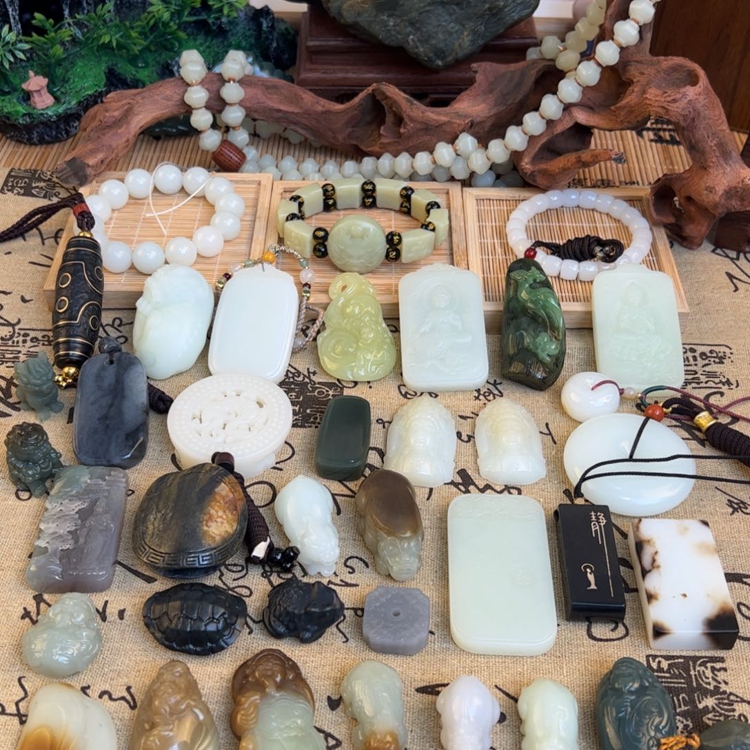 和田玉手绳未镶嵌