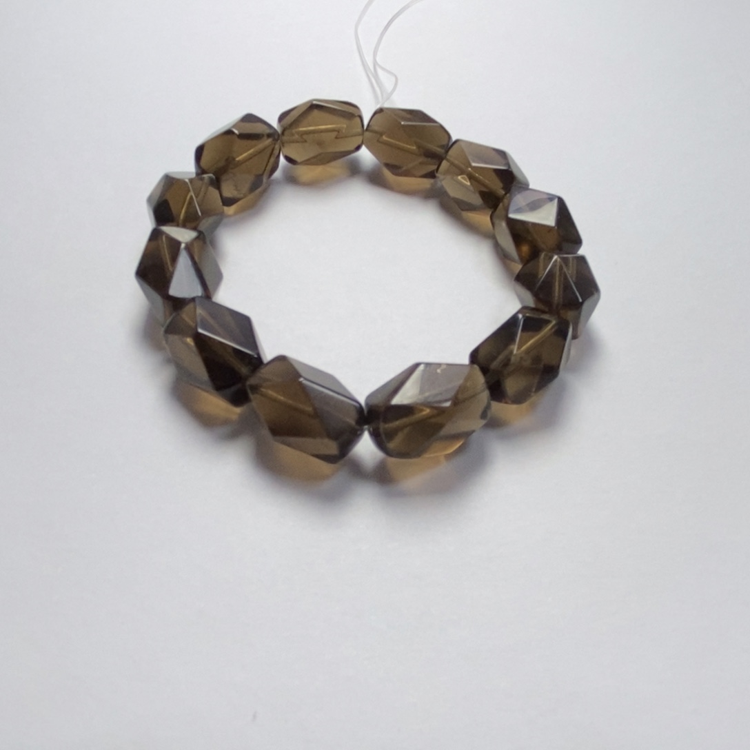 水晶未镶嵌手链天然茶晶随型。包邮包质检费用。仅此一条