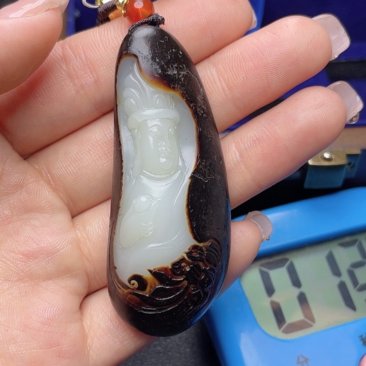 和田玉挂件未镶嵌T