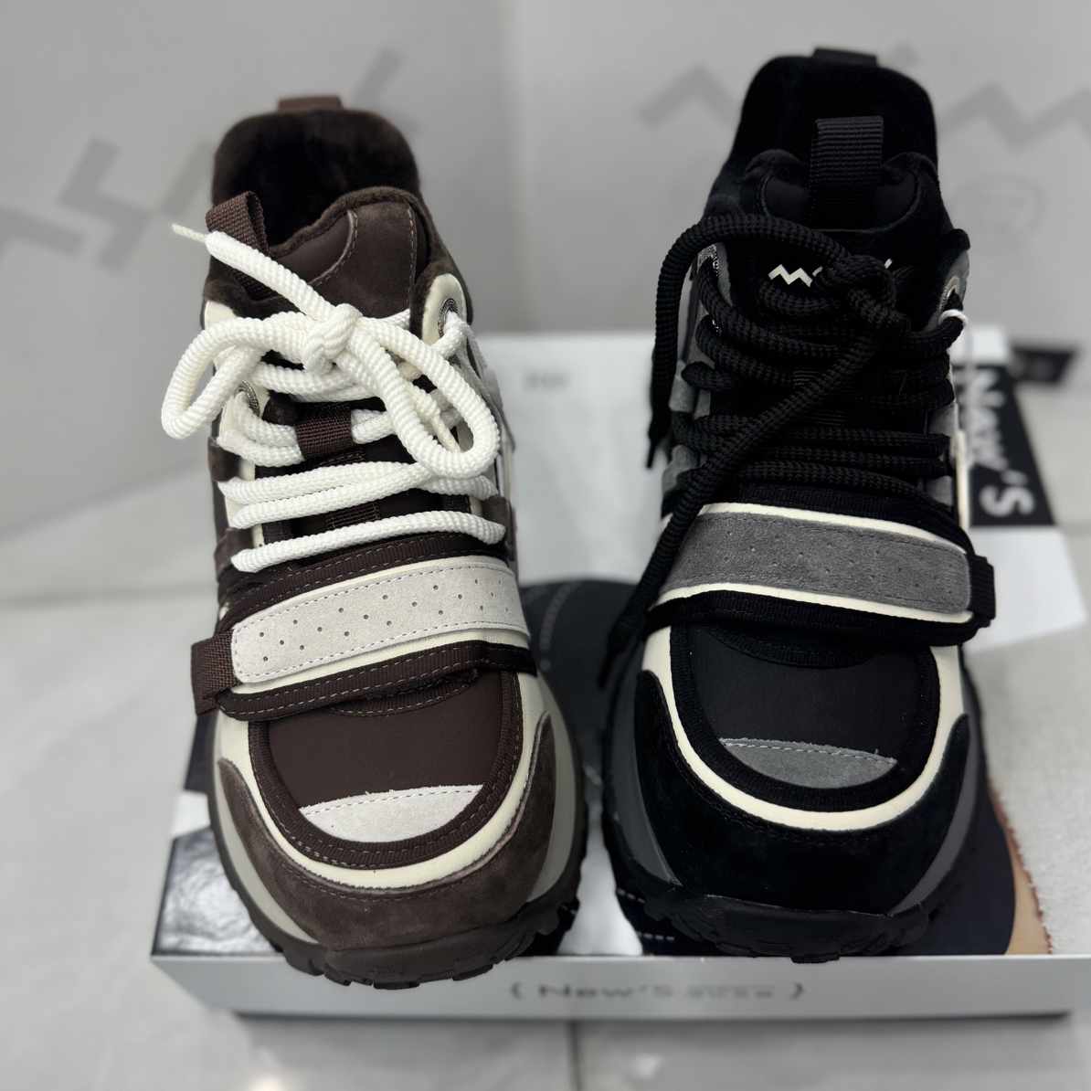 玛莎玛索07-327时尚休闲高帮大棉阿甘鞋