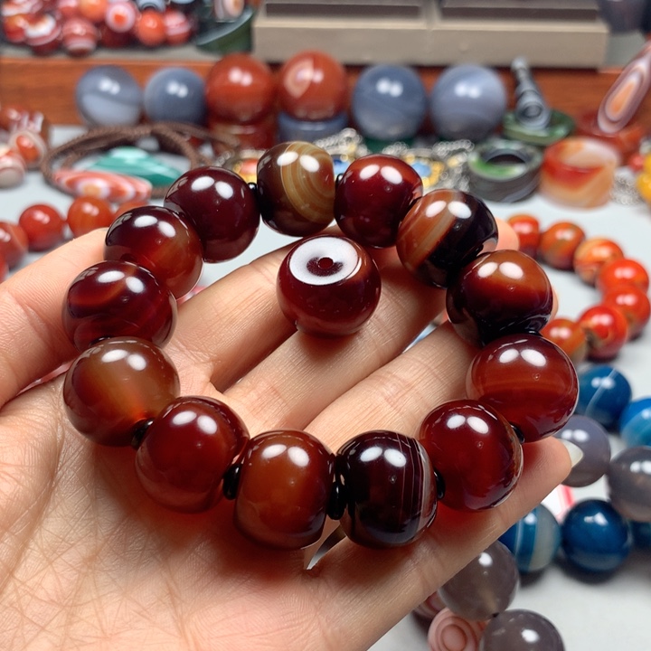 未镶嵌手链玛瑙/玉髓(****