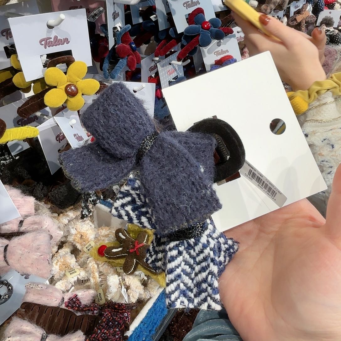 皮质铁合金发饰发夹