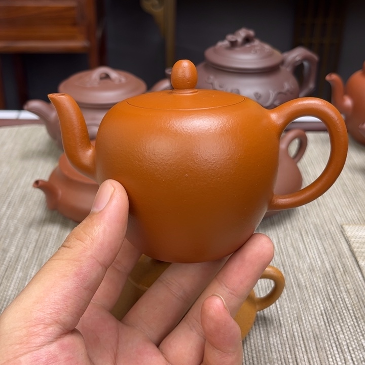 红泥茶壶孤品容量240毫升