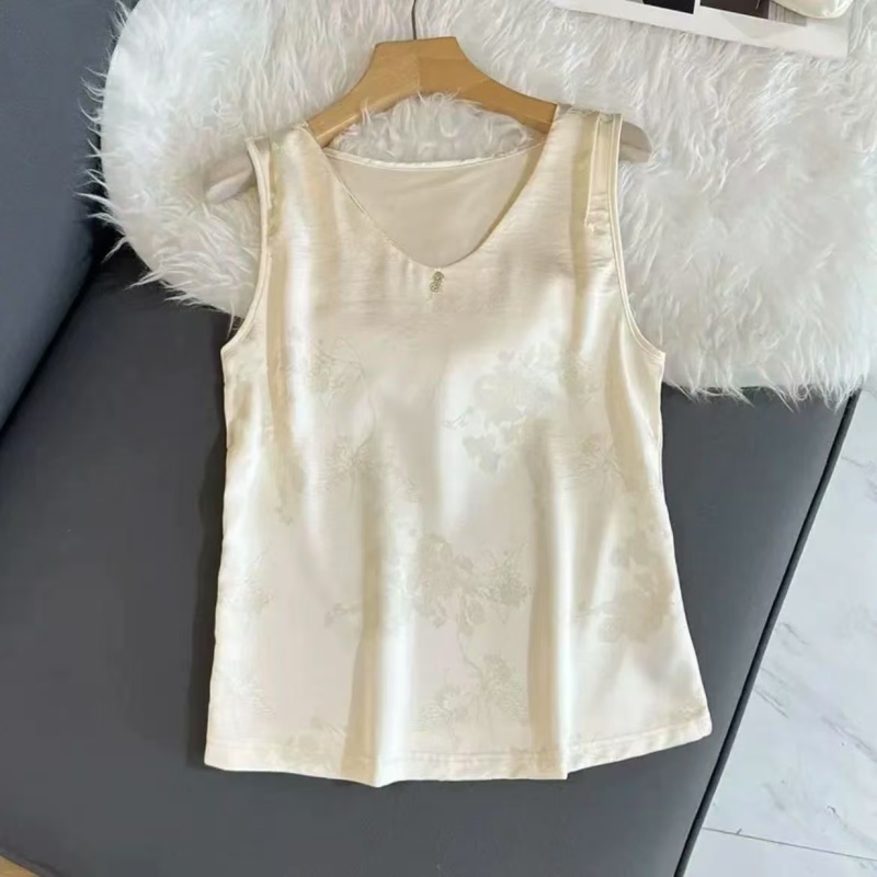 品优-2025新款新中式提花内搭修身气质百搭背心-2025B5071-噜噜