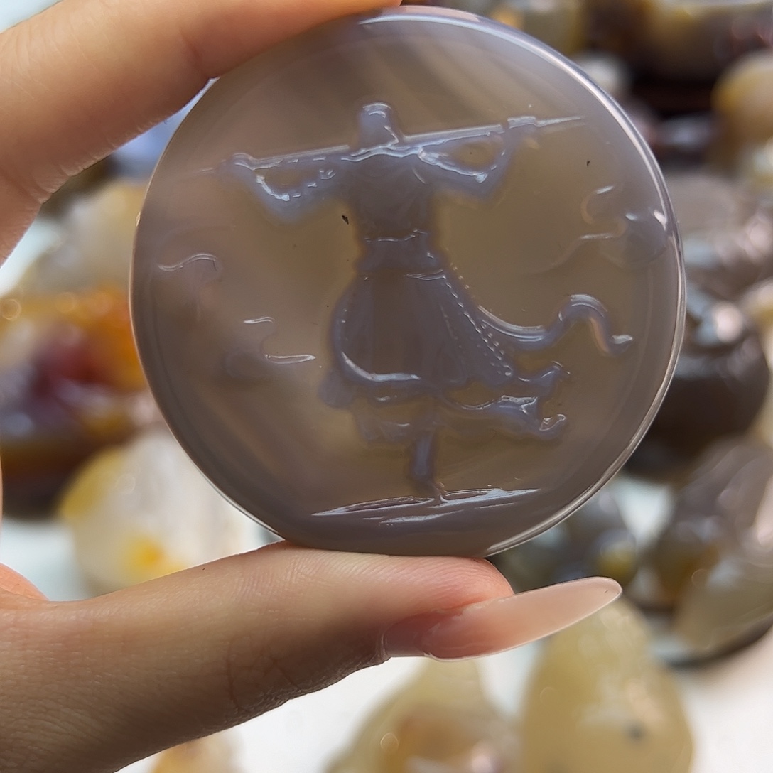 玛瑙/玉髓合金颈饰