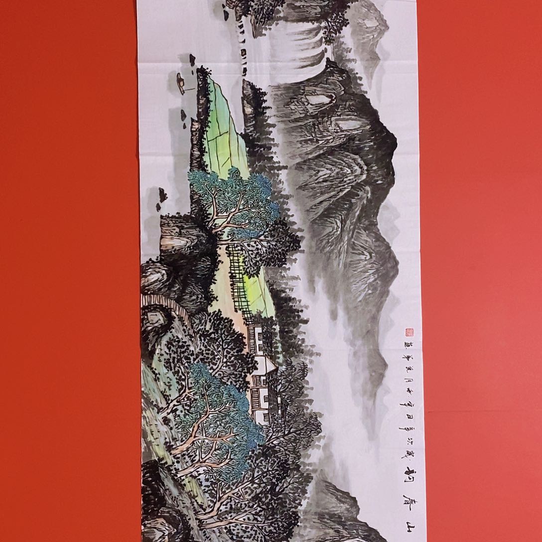 国画山水花鸟国画作品