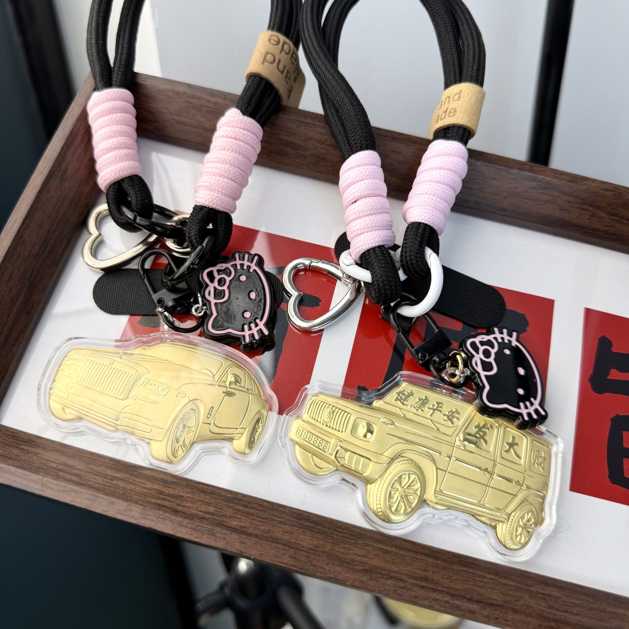 含金工艺品【大G大劳】手机包包挂绳钥匙扣挂件生日情人节礼品礼物