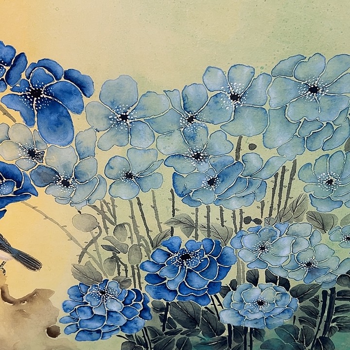 国画书画艺术作品多次在