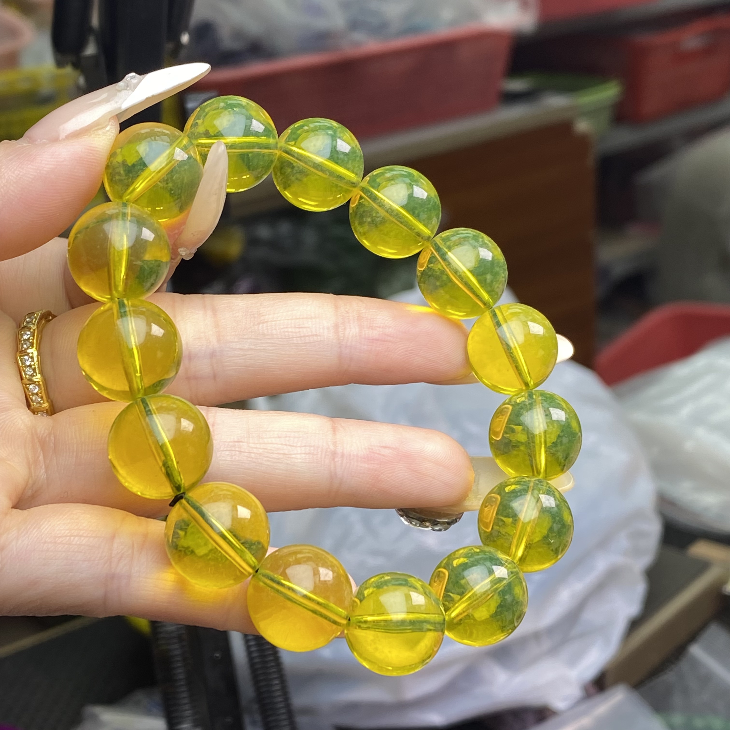 蓝泊精美14mm手串-065