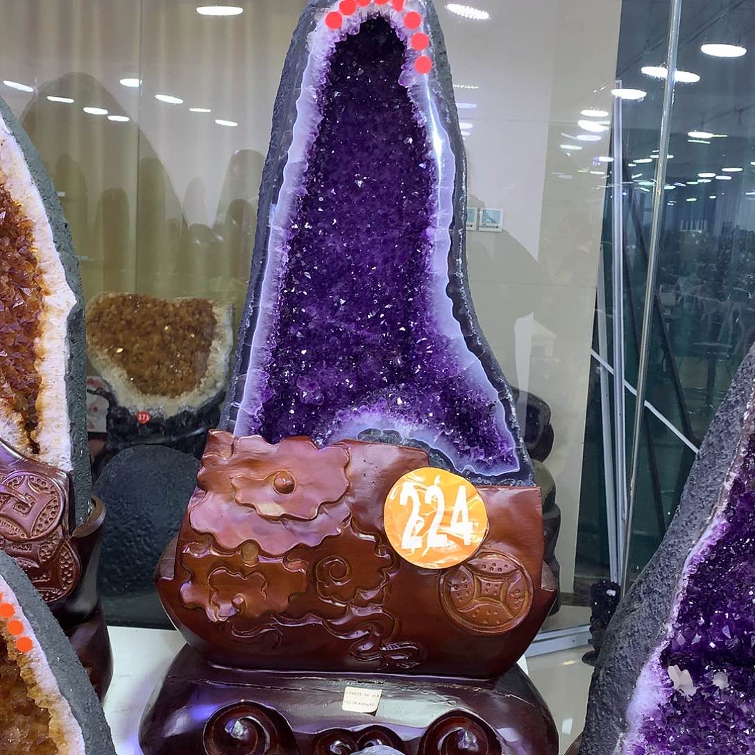 未镶嵌大型摆件（非配饰）紫晶