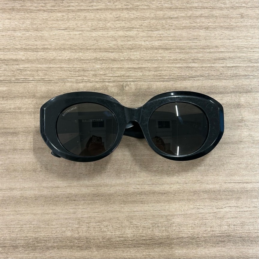 未使用 Balenciaga/巴黎世家 双B墨镜太阳镜做旧 全新/2491