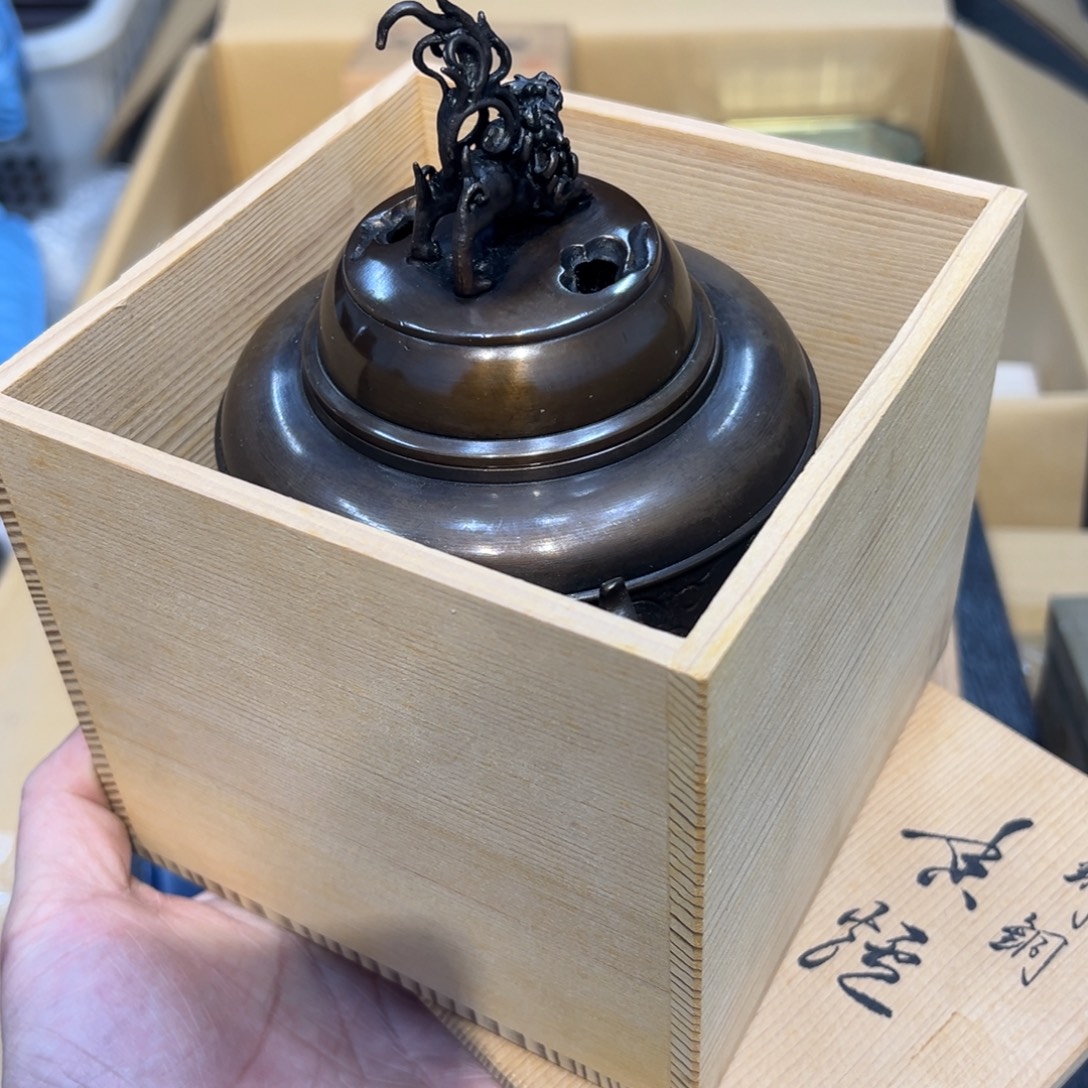 发***太铜中古工艺品摆件