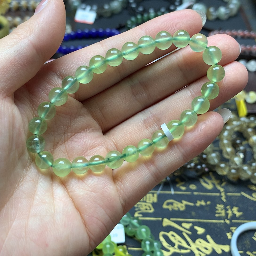 葡萄石未镶嵌手链手链