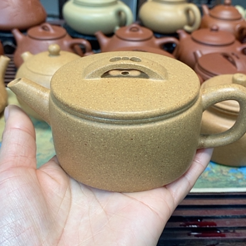 【闪购商品】紫砂茶壶黄金段半手工