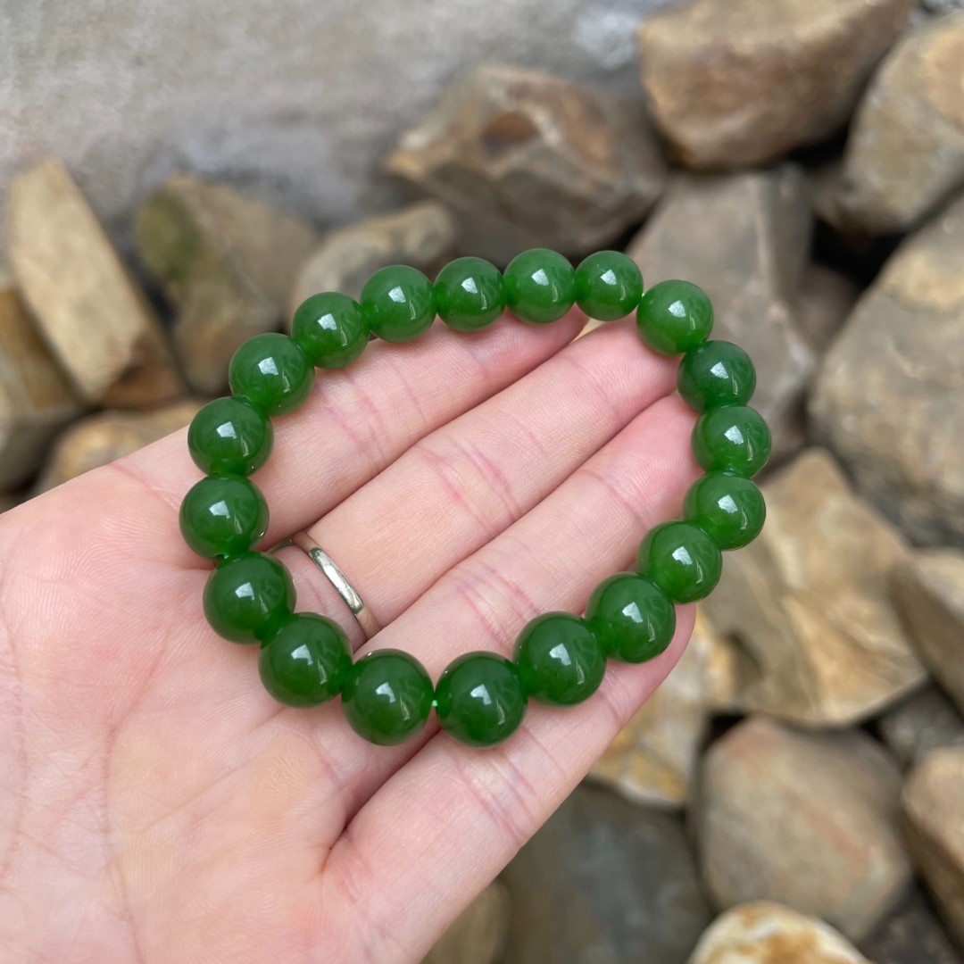 A603精品菠菜单圈10mm手串国风