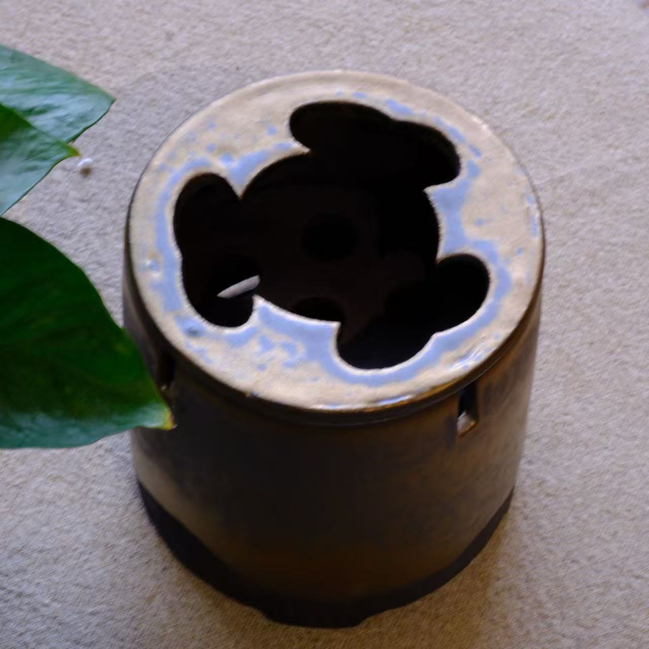 小喜宅 自在灰金炉（高度约12cm）