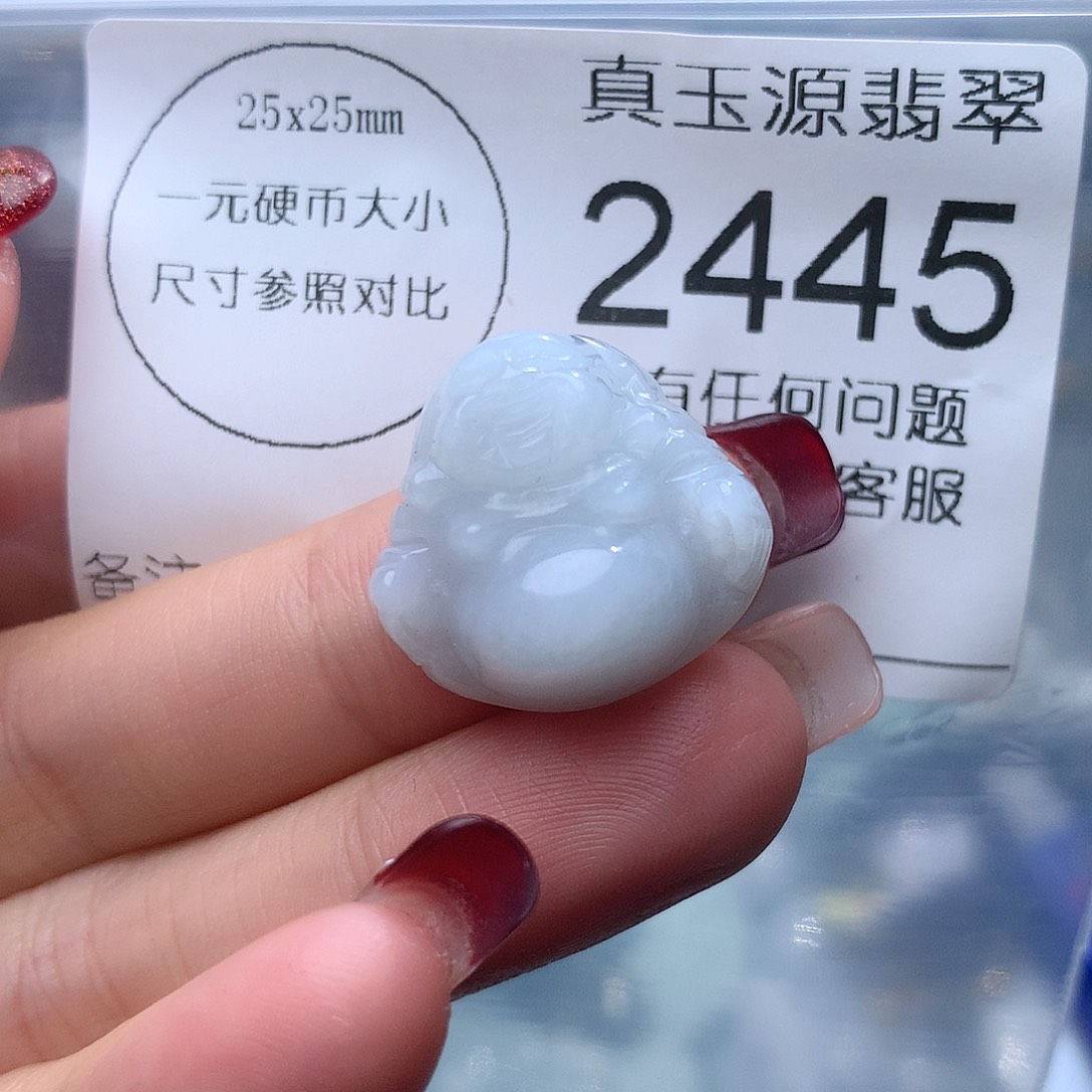 翡翠颈饰未镶嵌2445。