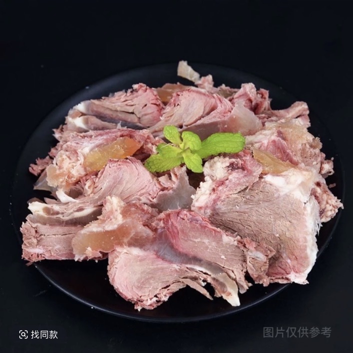 新鲜原味 黄牛筋肉 3斤起拍 熟牛拆骨肉大块小块都有筋多