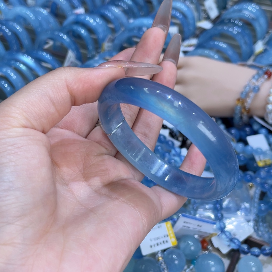 非金属蓝色海蓝手镯