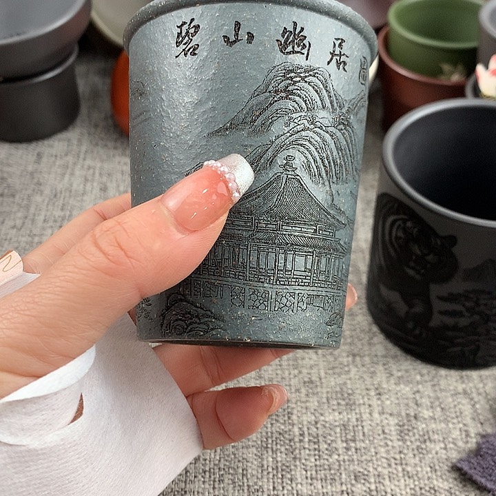 紫砂茶杯高端主人杯