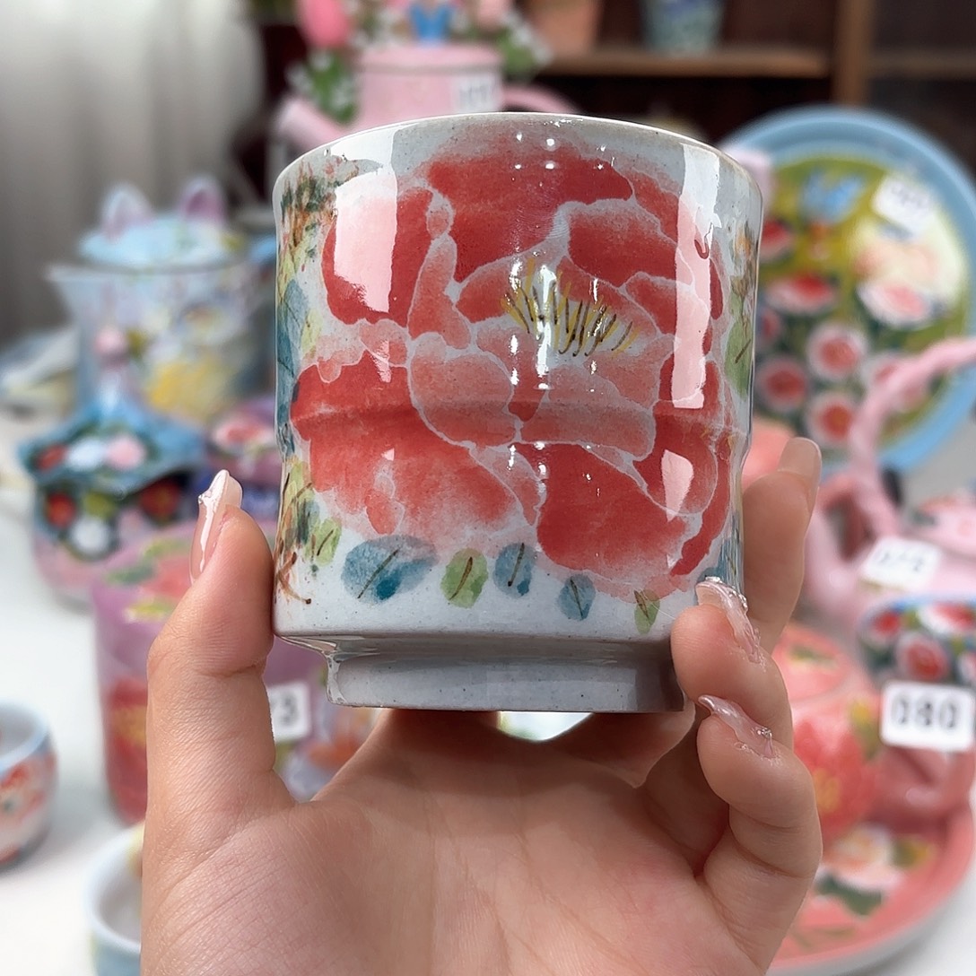 景德镇手绘高温釉下彩陶瓷茶具