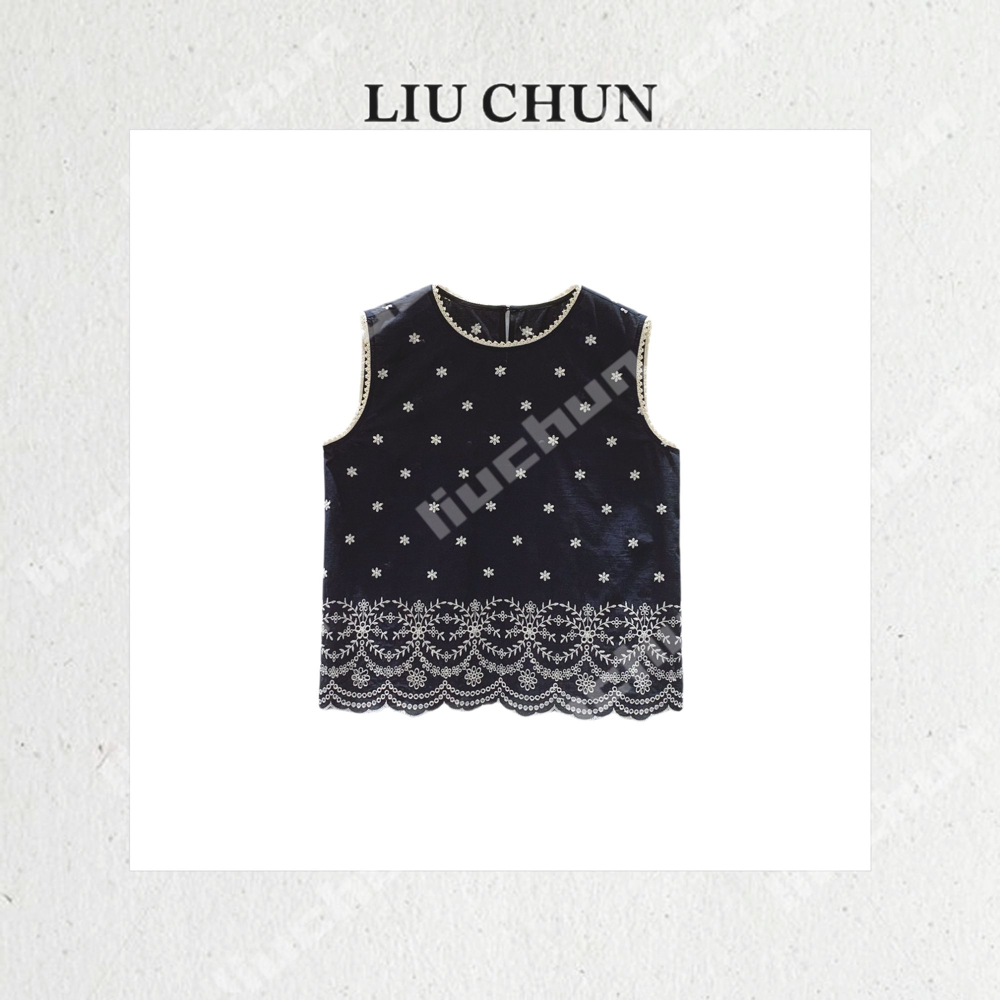 【雪花刺绣】CHUN家刺绣背心