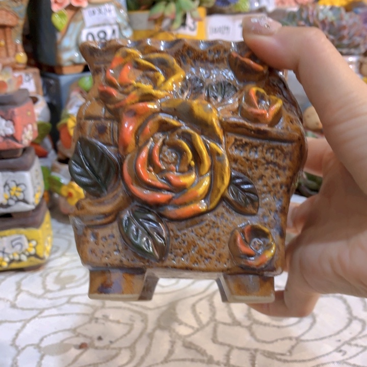 多肉花盆满15包邮