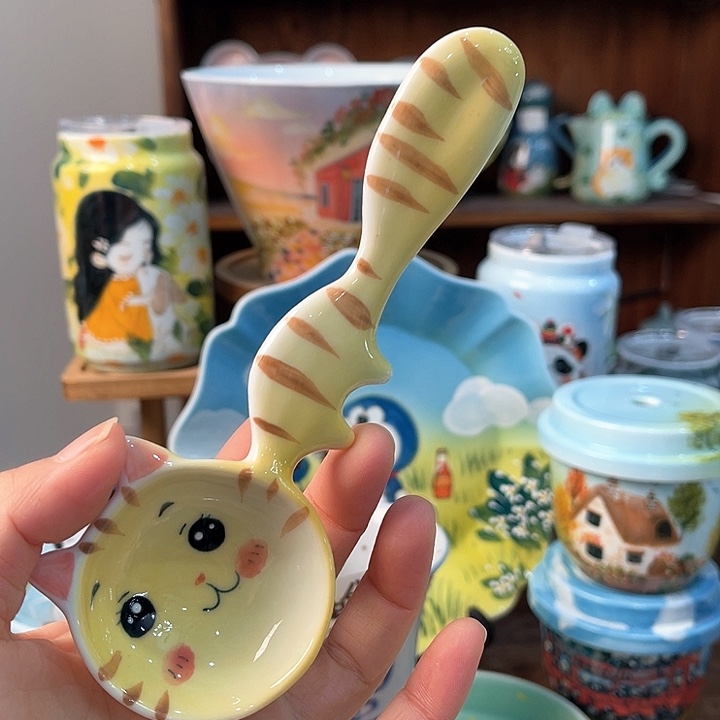 陶景德镇釉下手绘陶瓷 