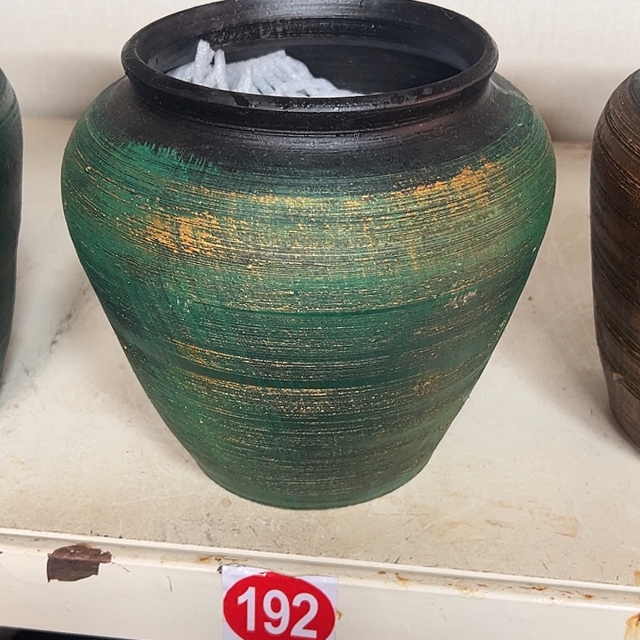 绿金坛子高20口14默认打孔