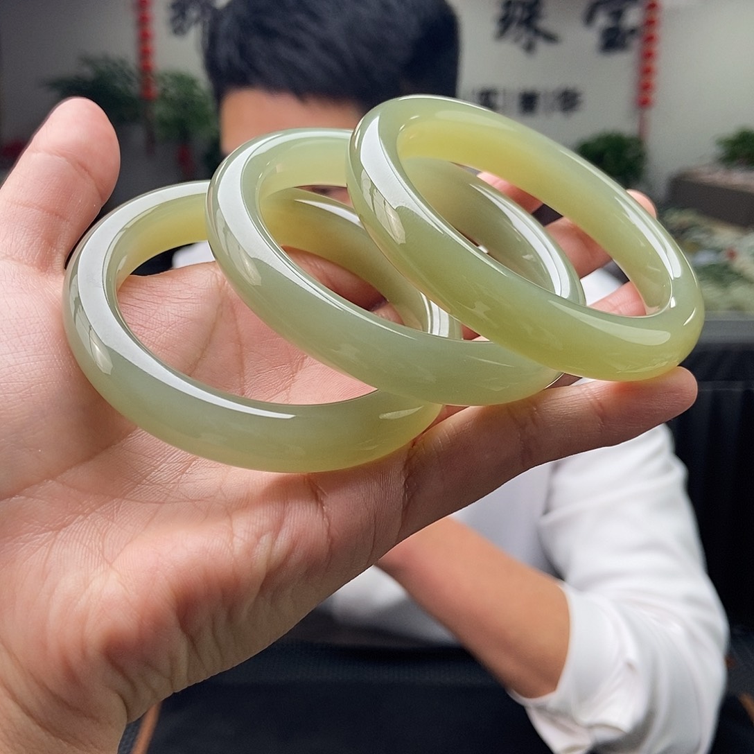 和田玉56-59颜色多样性发拍一发一未镶嵌