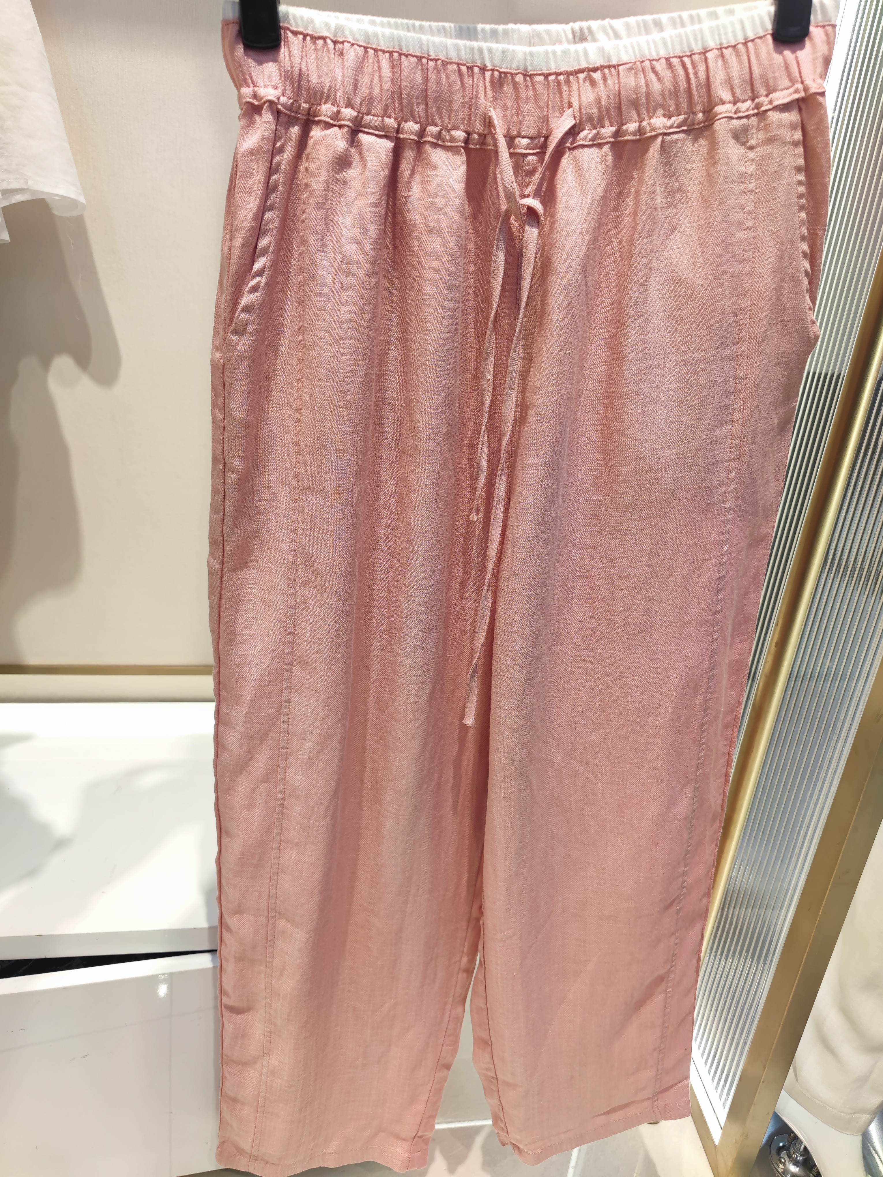 女士松紧腰休闲裤