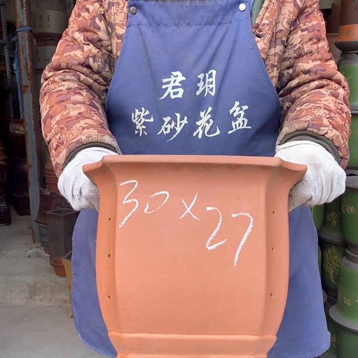 紫砂花盆紫砂花盆