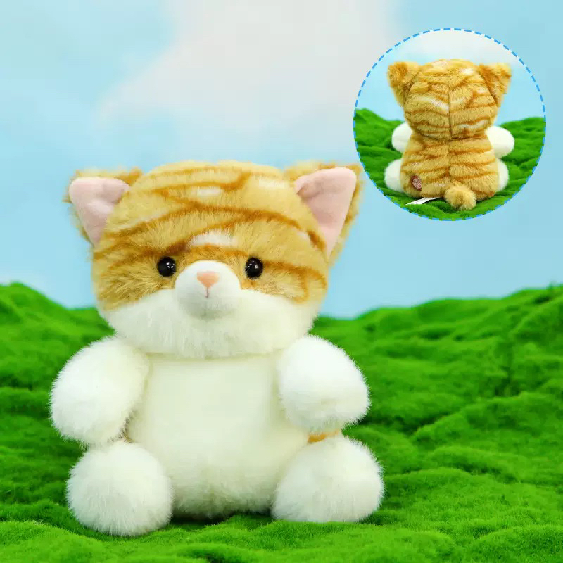 可爱真猫咪毛绒公仔抱睡玩偶女生生日礼物